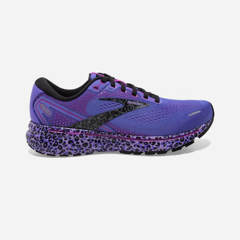 Brooks Ghost 14 Cushioned - Zapatillas Running Asfalto Mujer - Moradas / Negras (UW5386927)